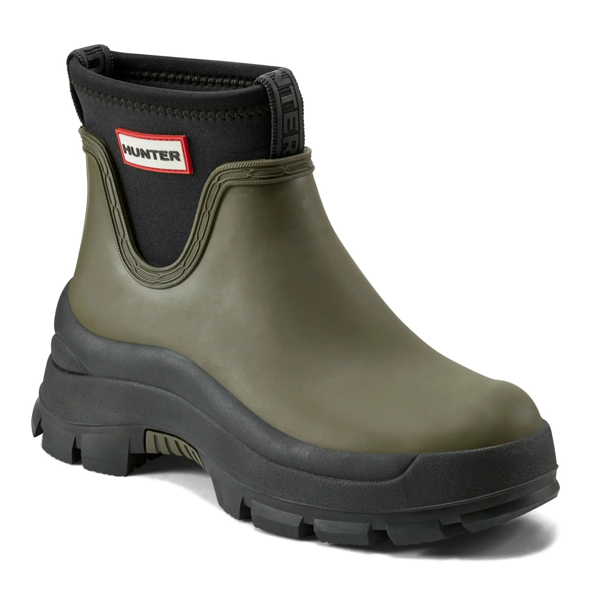 Women's Eloise Lug Sole Waterproof Neoprene Rain Booties